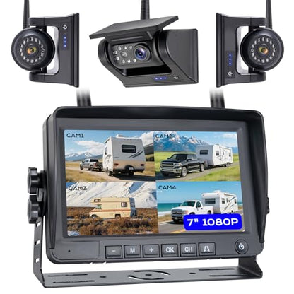 7" 3 Magnetic Wireless RV Backup Camera (3 Count)