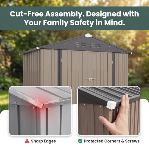 6x4 FT Storage Shed