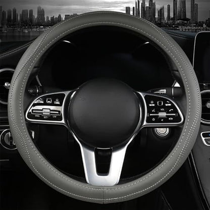 Genuine Leather Steering Wheel Cover