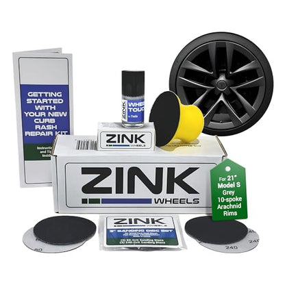 Premium Tesla Wheel Curb Rash Repair Kit for Model S 21