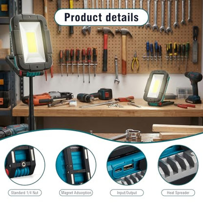 1500LM Rechargeable COB Work Light