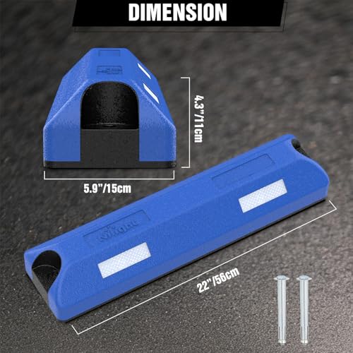 22 Inch Rubber Parking Curbs
