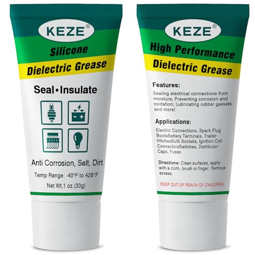 Dielectric Grease for Electrical Connectors Spark Plug Automotive (2 Ounce)