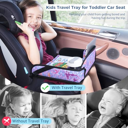Kids Travel Tray for Toddler Car Seat