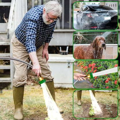 Metal Short Garden Hose 3 ft (3 Foot)