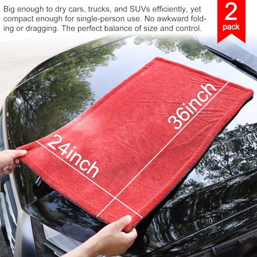 2 Pack XL Car Drying Towel (2 Count)
