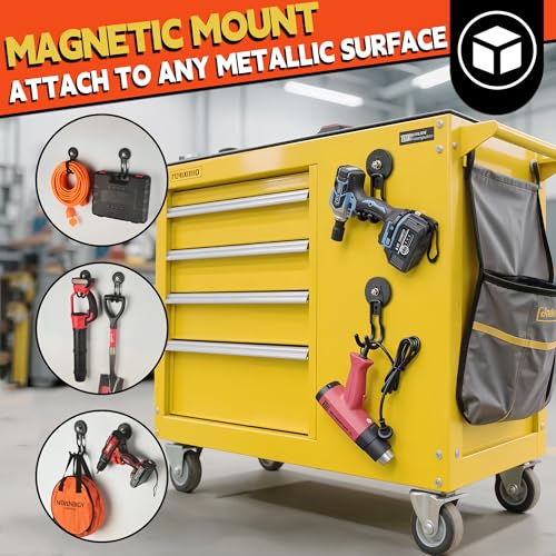 New Upgraded Garage Magnetic Hooks (2 Count)