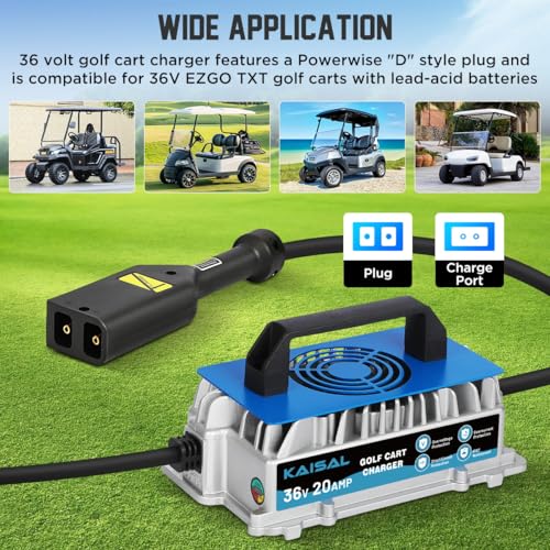 36 Volt Golf Cart Battery Charger for EZGO TXT