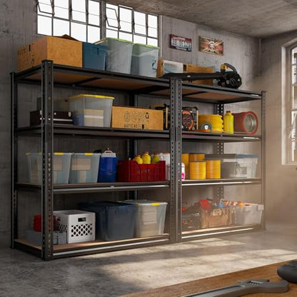 40" W Garage Shelving with Rolled (2 Count)