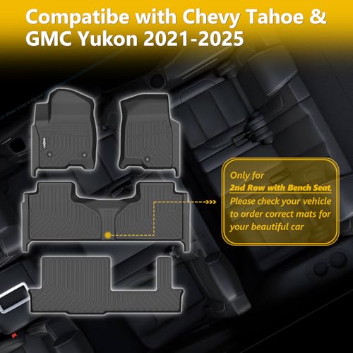 Floor Mats & Cargo Liner for Chevy Tahoe 2021