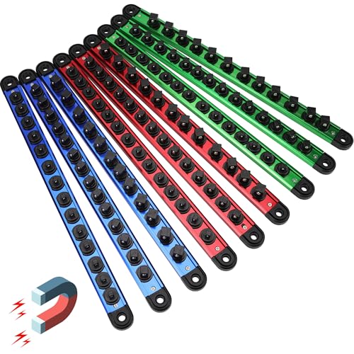 Magnetic Socket Holder Organizer Set (9 Count)