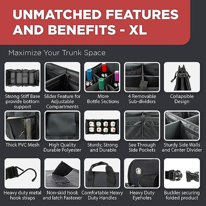 Car Trunk Organizer for SUV