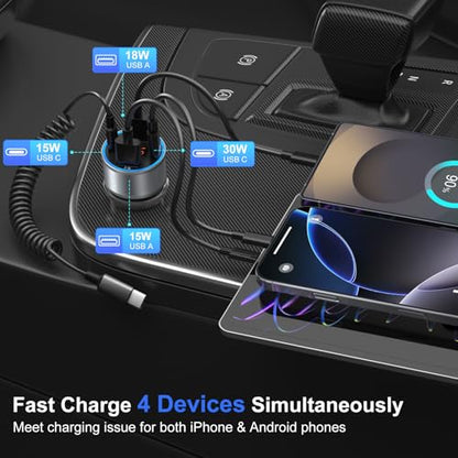 USB C Car Charger 3 Pack (3 Count)