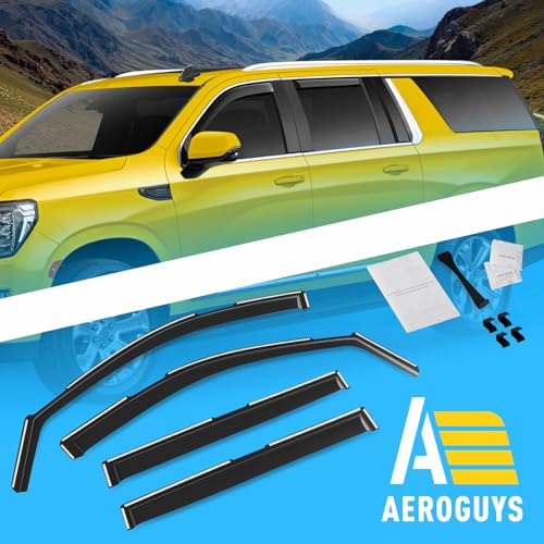 Extra Durable Window Deflectors in (4 Count)