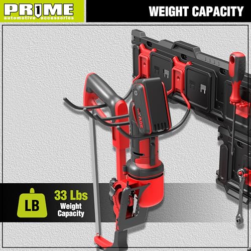 PR1ME 1 Pack Garage Garden Tool Organizer Wall Mount Hooks