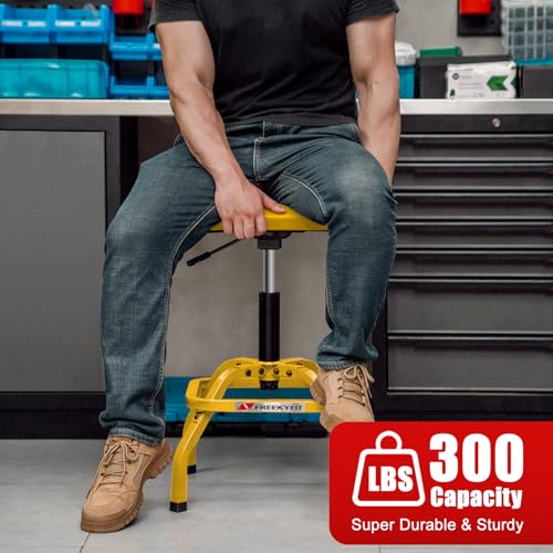 Shop Stool with Backrest