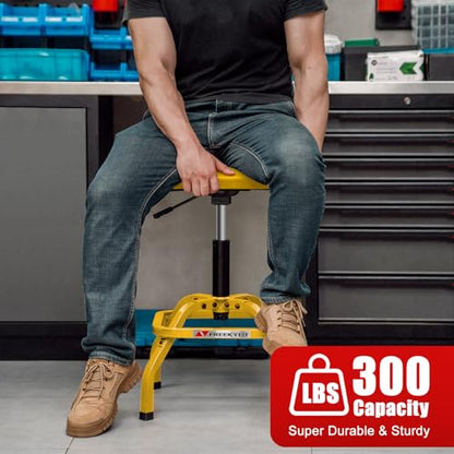 Shop Stool with Backrest