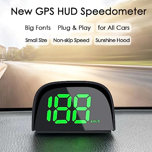 Car Digital GPS Speedometer Car HUD Heads Up Display with Speed