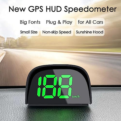Car Digital GPS Speedometer Car HUD Heads Up Display with Speed