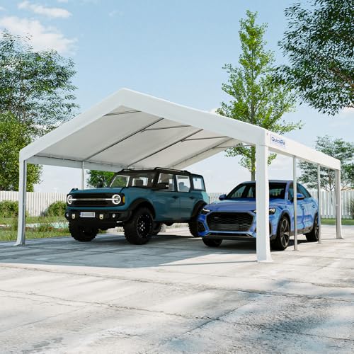 20x20ft Heavy Duty Party Tent Outdoor Canopy with Mesh Windows
