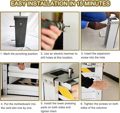 Reusable Heavy Duty Aluminum Flood Barriers for Home Exterior