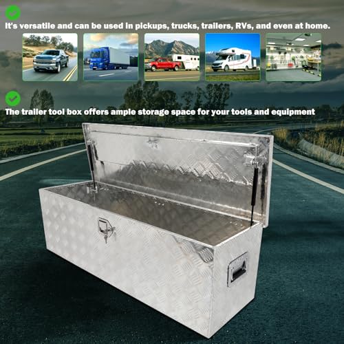 49 Inch Aluminum Heavy Duty Truck Bed Tool Box