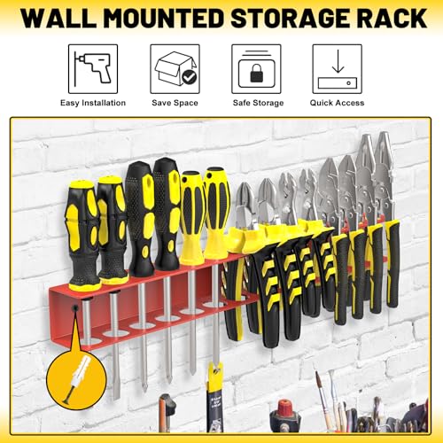 Screwdriver Plier Organizer Wall Mount