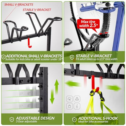5 Bike Floor Stand (408.32 Ounce)