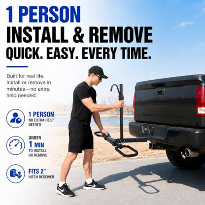 Platform Bike Rack for Car Hitch