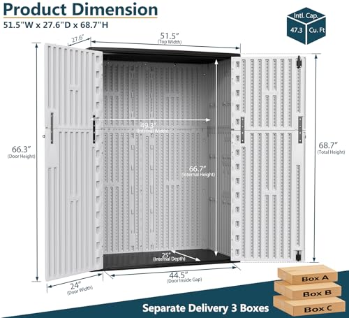 Outdoor Storage Shed 57 Cu.Ft