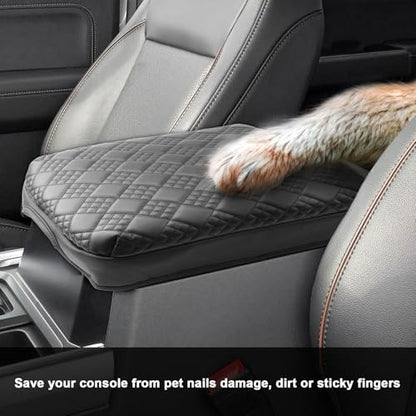 for 2023 2024 2025 2026 Ford F250 Super Duty Armrest Cover Pad for 2025 2026 Ford F250 Accessories 2025 2026 F250 Center Console Cover Middle Console Cover w