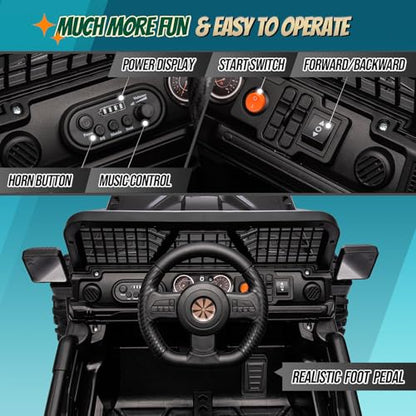 12V Kids Ride on Truck with Remote Control