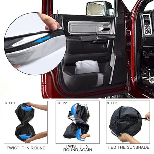 Foldable Front Windshield Sunshade Fit for Dodge RAM 2500 3500 2010
