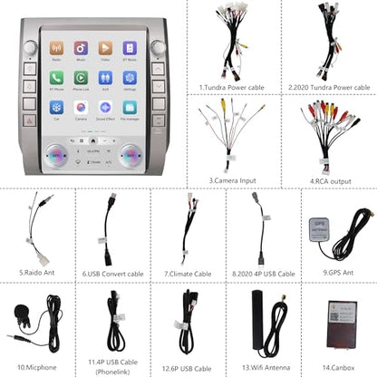 Android Car Radio Stereo for Toyota Tundra 2014