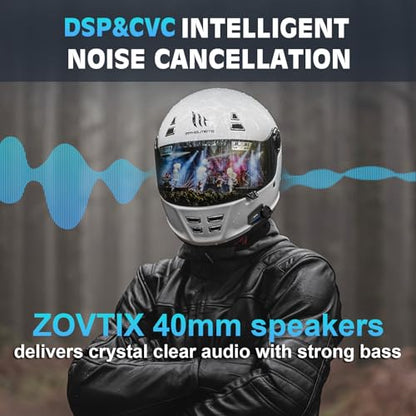 Motorcycle Helmet Headset 3 Riders Communication System S2 Intercom with Music Sharing