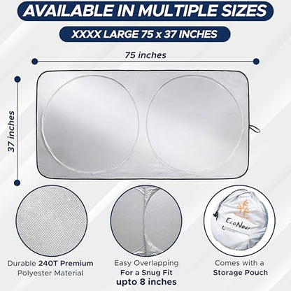 Foldable Van Windshield Sun Shade
