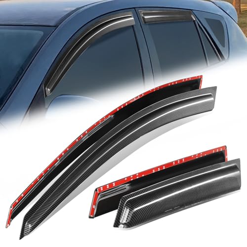 4PCS Tape On Window Visors for 2010 (4 Count)