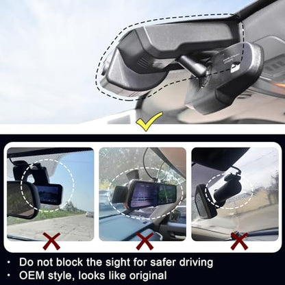 Front 4K & Rear 1080P Dash Cam for GMC Yukon