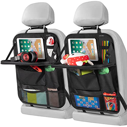 Car Backseat Organizer with Foldable Tablet Holder