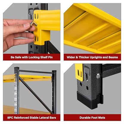 71.3" Wide Heavy Duty Garage Shelving Units