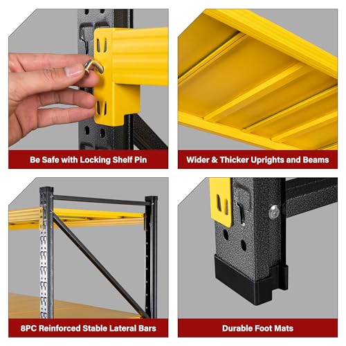 48" Wide Heavy Duty Garage Shelving Units