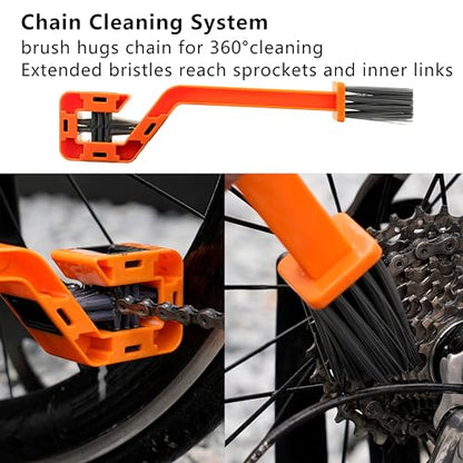 Bike Lube and Cleaner Set with 500ml Chain Cleaner (16.91 Fl Oz)