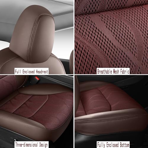 Tesla Model Y Seat Cover Full Set (6 Count)