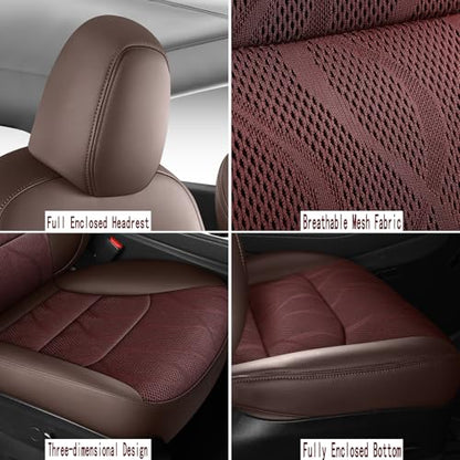 Tesla Model Y Seat Cover Full Set (6 Count)