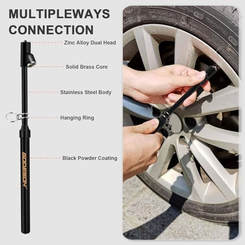 Dual Head Tire Pressure Gauge