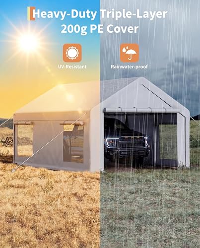 12x20 ft Portable Garage
