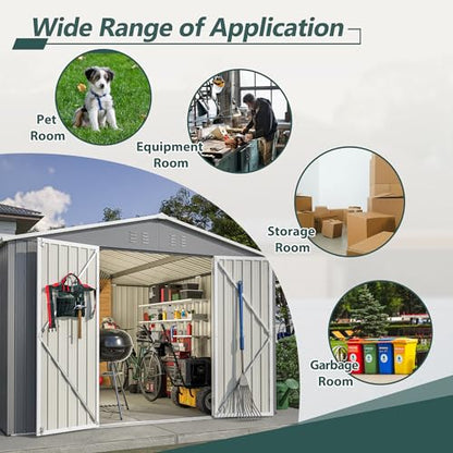 10x10 FT Outdoor Storage Shed