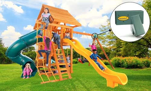 Easy 1-2-3 A-Frame Swing Set Bracket, Green