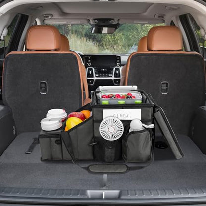 Car Front Back Seat Organizer with Cup Holder