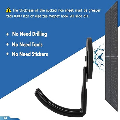 2 Pcs Magnetic Hook Heavy Duty (2 Count)